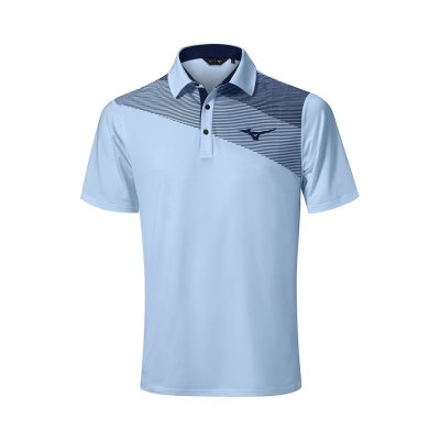 Camisa Polo Mizuno Elite Fade Hombre - Azules Claro - Chile M128DZBARO